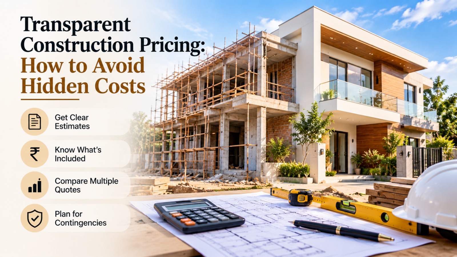 Home Construction Planning Checklist for Delhi NCR Homeowners
